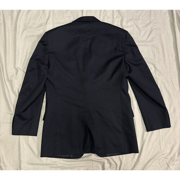 Brooks Brothers 346 Blazer Mens 42R Navy 3 Button Gold Crest Sport Coat Classic - Picture 5 of 12